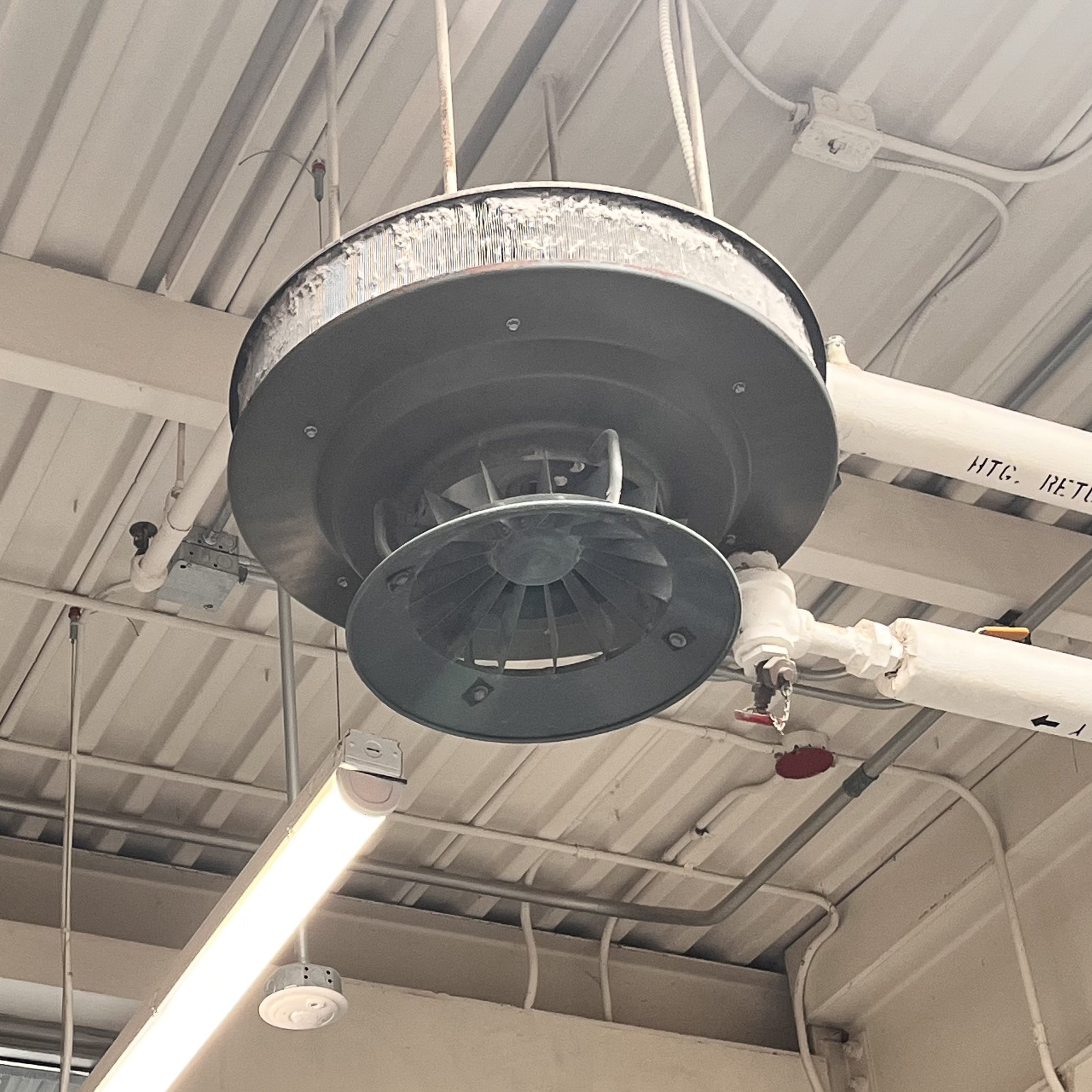 While I was listening to the sound at AA wing, the fan is making obvious noises.