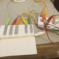 Testing with Makey Makey