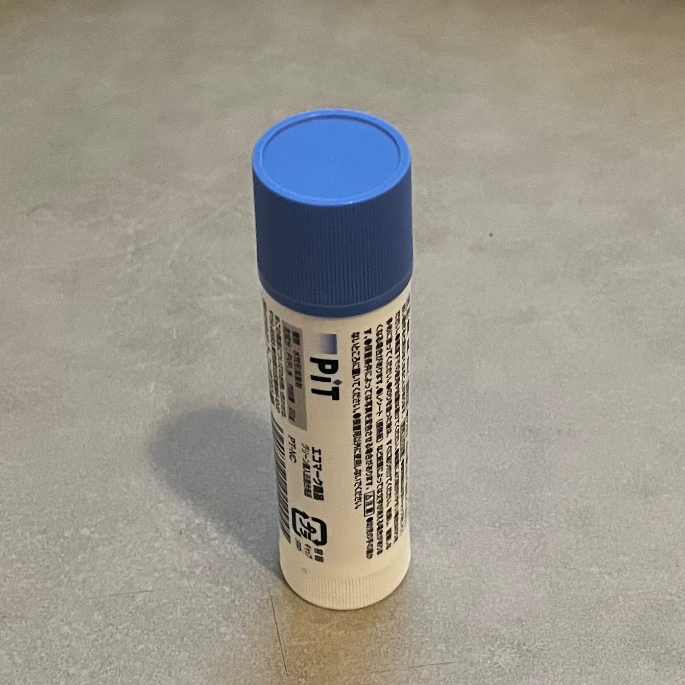 The photo of glue, while the glue is standing, it consider as a cylinder.
