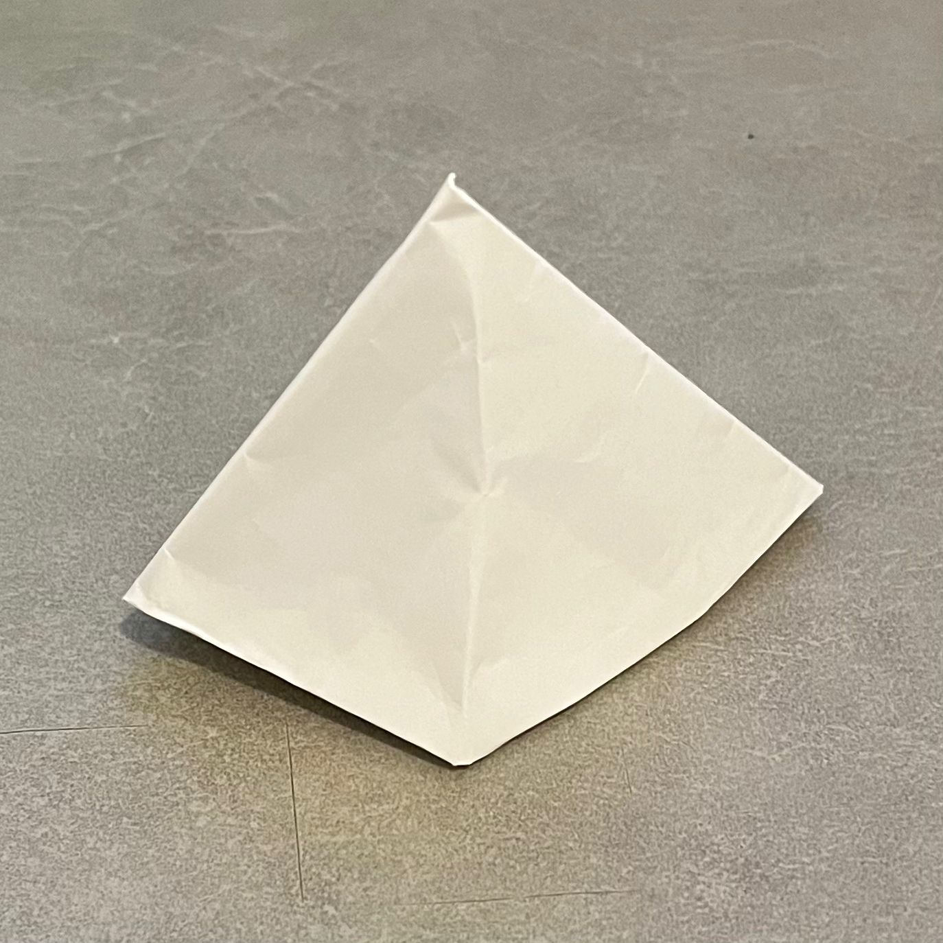 This photo of pyramid was takne at a front view.