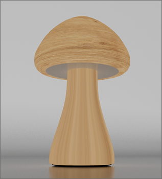 The model of mushroom lamp