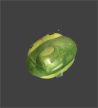 Cropped 3D scanning file.